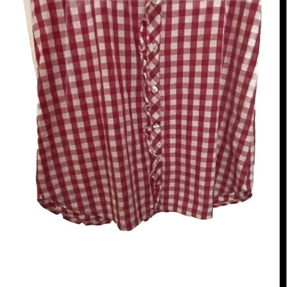 Kayce Hughes gingham /check Willa button front shirt dress - Picture 10 of 10
